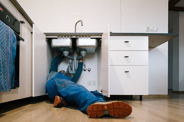 Professional Drain Cleaning technician working in Long Beach, MD